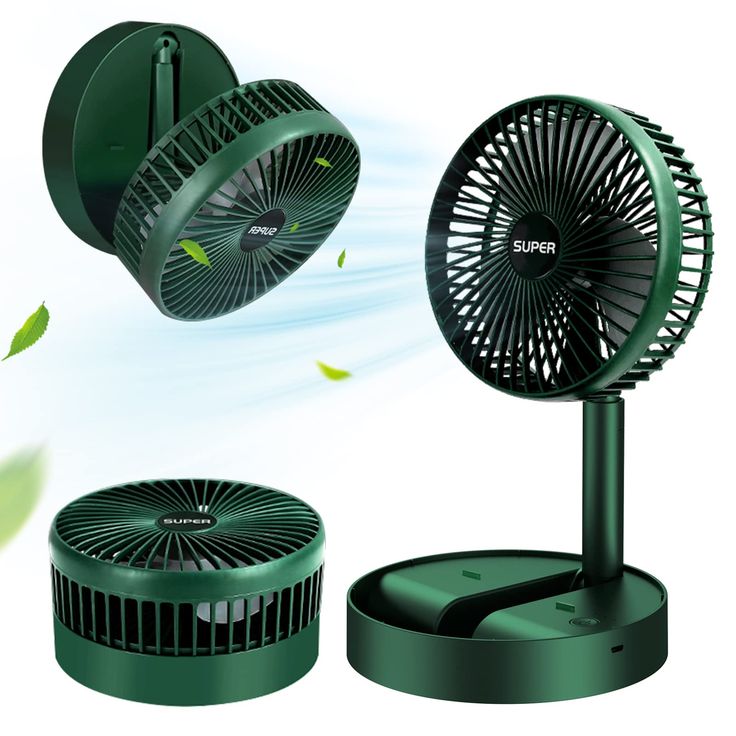 Rechargeable Telescopic Folding Table Fan FREE HOME DELIEVERY